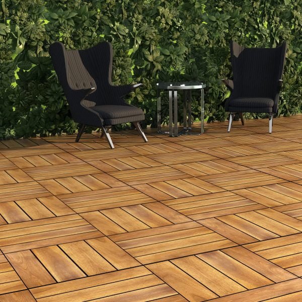 wooden decking tile