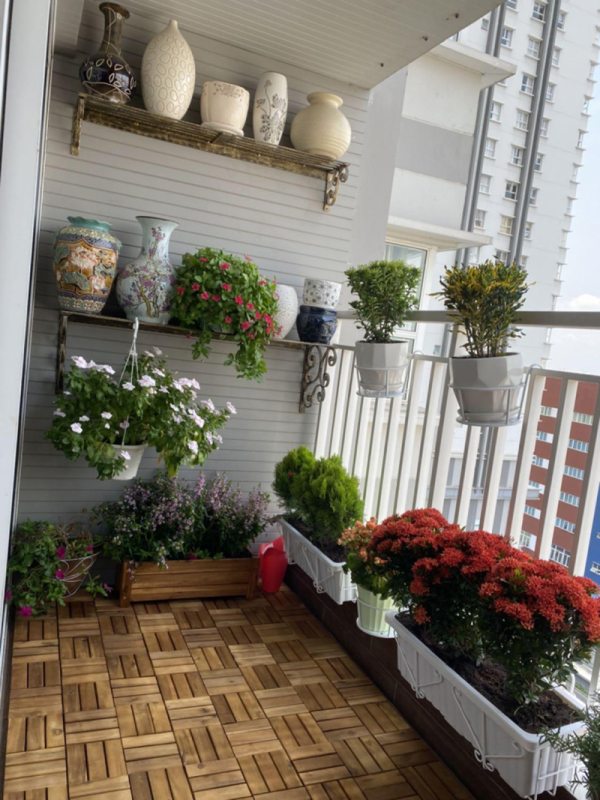 Interlocking Patio Tiles 12 Slats Natural Color 8 Interlocking Patio Tiles 12 Slats Natural Color VG12V 9
