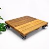 golden acacia plant caddy - product view