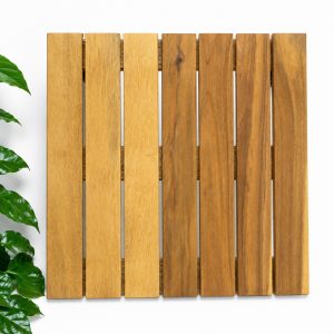golden acacia plant caddy - material detail