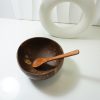 natural coconut shell bowl - product view