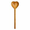 Hand-Carved Heart-Shaped Red Wood Spoon – Vintage Kitchen Giftware 11 red wood spoon - product view
