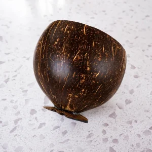 coconut shell cup side detail