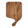 Walnut Offset Handle Board 30 x 20 cm 8 Walnut Offset Handle Board 30 x 20 cm on a clean white background