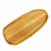 Rubberwood Egg Tray 40 x 18 cm on a clean white background