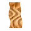 Wavy Wood Tray in doussie wood on white
