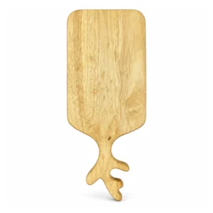 Rubberwood Antler Board 35 x 14 cm on a clean white background