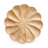Radial Flower Ash Tray in ash wood on white