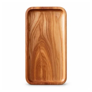 Walnut Narrow Tray 23 x 9 cm on a clean white background
