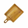 Teak Paddle Cutting Board 34 x 20 cm 8 Teak Paddle Cutting Board 34 x 20 cm on a clean white background