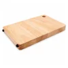Rubberwood Cutting Board 34 x 22 cm on a clean white background