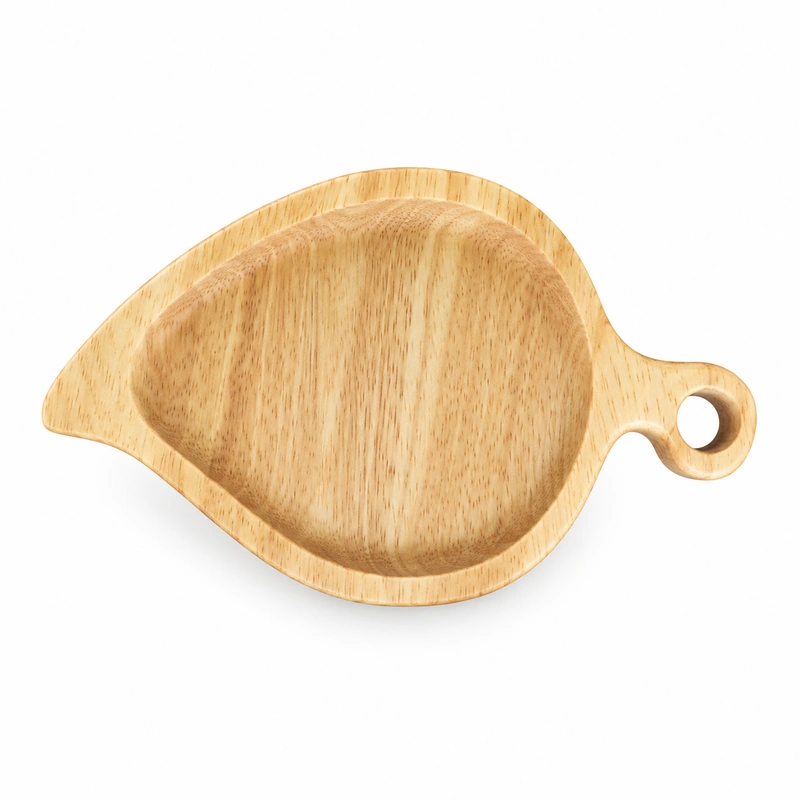 Leaf Loop Ash Tray in ash wood on white Leaf Loop Ash Tray in ash wood on white