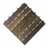 Outdoor Decking Tile High Quality - 6 Slats Walnut 7 Outdoor decking tile with six walnut acacia slats and interlocking base