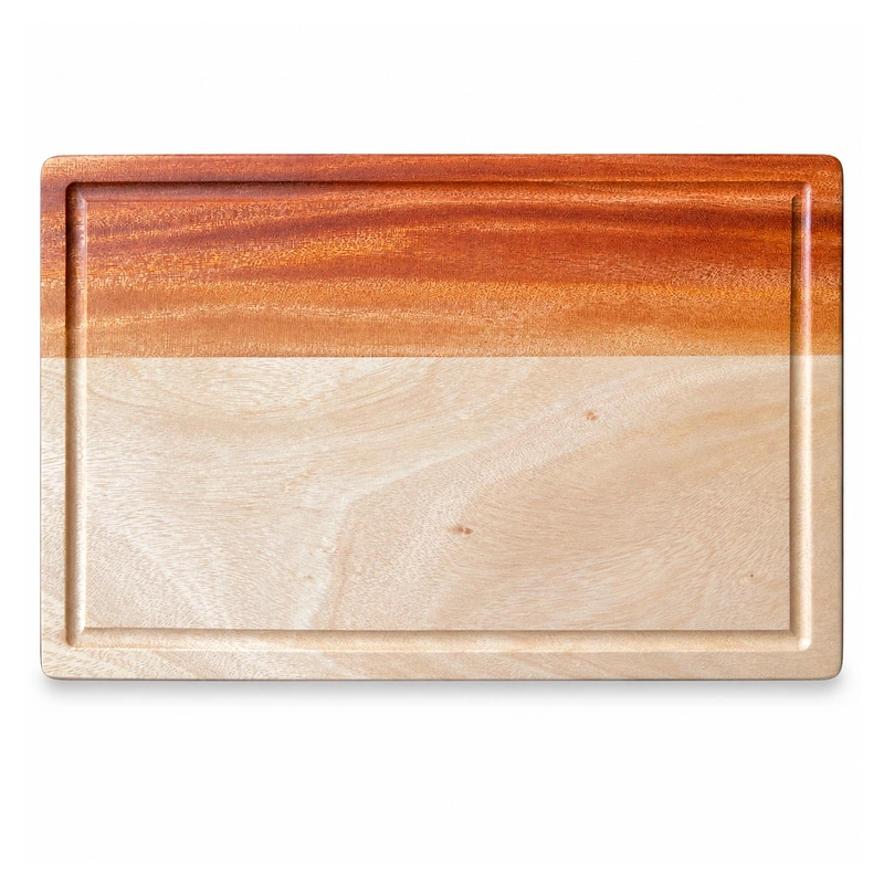 Mahogany Grip Cutting Board 30 x 20 cm on a clean white background Mahogany Grip Cutting Board 30 x 20 cm on a clean white background