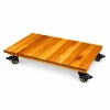 Wholesale Plant Caddy with Wheels Size 60x30cm 7 Golden acacia plant caddy with wheels and a rectangular 60 by 30 cm platform