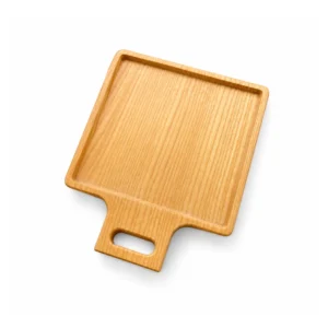 Beech Handle Tray 20 x 15 cm on a clean white background
