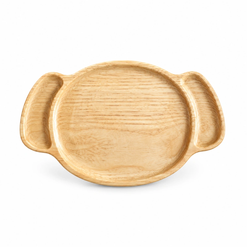 Dog Ash Wood Tray in ash wood on white Dog Ash Wood Tray in ash wood on white