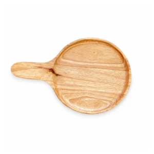Rubberwood Paddle Tray 22 x 15 cm on a clean white background