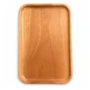 Mahogany Serving Tray 30 x 10 cm on a clean white background