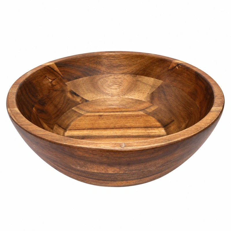 Acacia Serving Bowl on a clean white background Acacia Serving Bowl on a clean white background