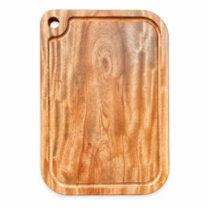African Mahogany Cutting Board 30 x 20 cm on a clean white background