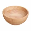 Rubberwood Serving Bowl 9 Rubberwood Serving Bowl on a clean white background