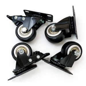 Wholesale Plant Caddy with Wheels Size 60x30cm 3 Four black swivel caster assemblies with locking brake levers