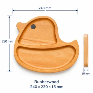 Rubberwood Duck Tray 24 x 23 cm 1 Rubberwood Duck Tray 24 x 23 cm, 240 × 230 × 15 mm, Rubberwood