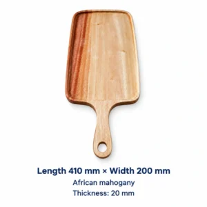 Mahogany Handle Tray 41 x 20 cm 1 Mahogany Handle Tray 41 x 20 cm, 410 × 200 × 20 mm, African mahogany