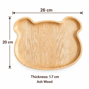 Pig Shaped Ash Tray overall dimensions 26 × 20 × 1.7 cm in ash wood