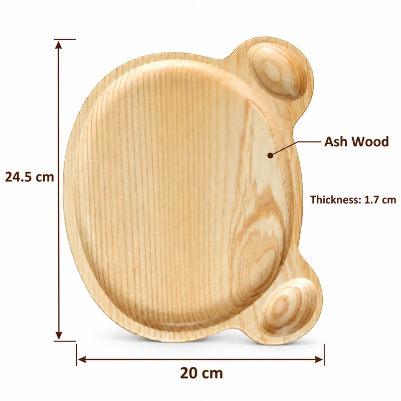 Bear Shaped Ash Tray overall dimensions 24.5 × 20 × 1.7 cm in ash wood Bear Shaped Ash Tray overall dimensions 24.5 × 20 × 1.7 cm in ash wood