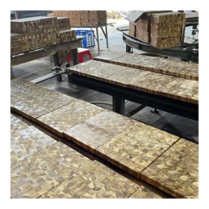 Rubberwood Snack Tray 20 x 10 cm 5 Wooden kitchenware batches at the factory