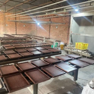 Rubberwood Decorative Tray 30 x 20 cm 4 Wooden kitchenware batches at the factory