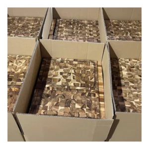 Rubberwood Snack Tray 20 x 10 cm 2 Wooden kitchenware batches at the factory