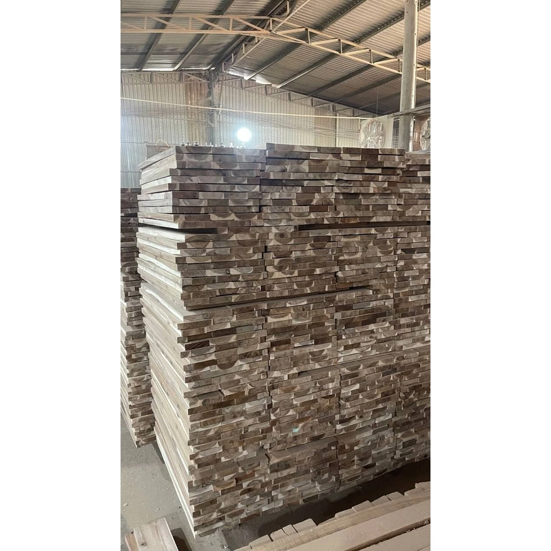Wooden board blanks stacked in the workshop Wooden board blanks stacked in the workshop