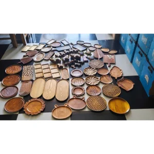 Rectangular Ash Handle Tray – Ash Wood 5 Wooden tray designs from the factory collection