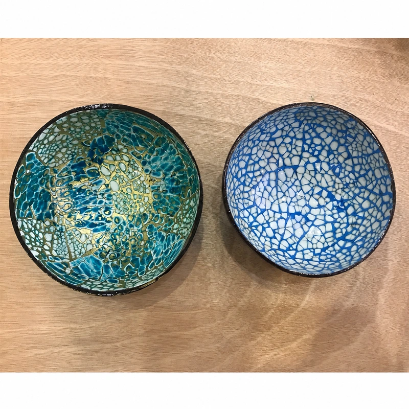 green eggshell inlay coconut bowl reference view