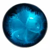 Blue Feather Effect Lacquer Coconut Bowl 5 blue feather effect lacquer coconut bowl product view