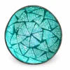 Turquoise Geometric Eggshell Coconut Bowl 5 turquoise geometric eggshell coconut bowl product view
