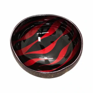 Red wave colour reference; the featured bowl has gold-coloured bands.