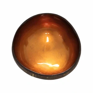 Copper-coloured metallic-look finish reference; the featured bowl is silver-coloured.