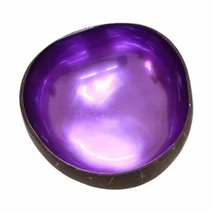 Purple metallic-look finish reference; the featured bowl is silver-coloured.
