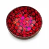 red pearl inlay coconut bowl product view