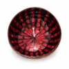 red radial pearl coconut bowl product view