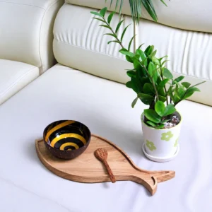 Gold Spiral Lacquer Coconut Bowl 3 Gold Spiral Lacquer Coconut Bowl additional product photograph