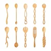 Wooden Utensil Collection 2 – 10 Carved & Openwork Designs 8 Wooden utensil collection 2 with ten carved and openwork spoon, fork and turner designs