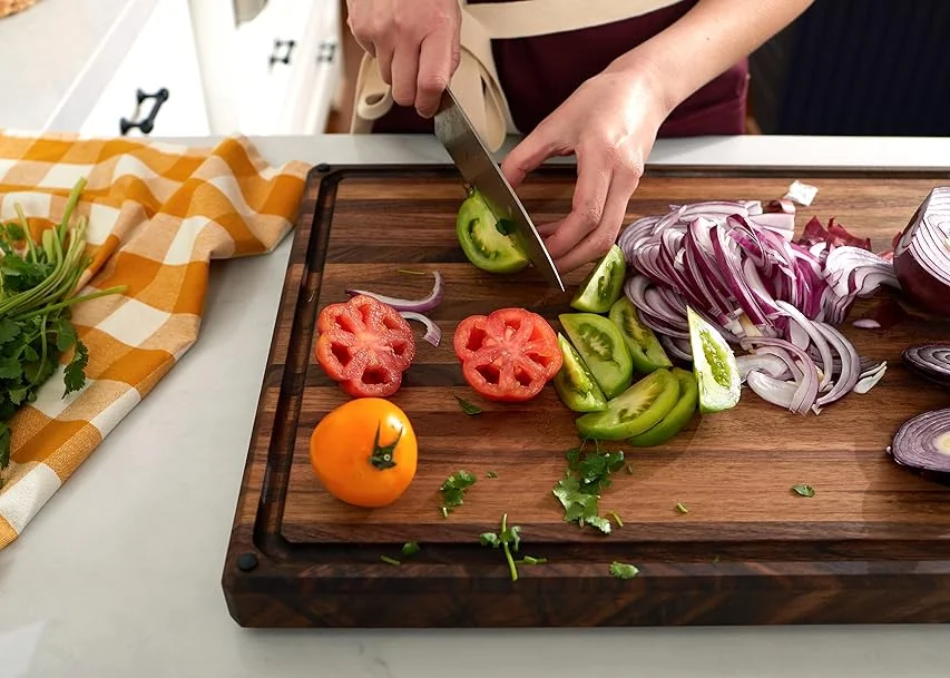 Wooden Cutting Boards in a styled setting