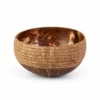 Stripe Carved Natural Coconut Bowl 5 stripe carved natural coconut bowl product view