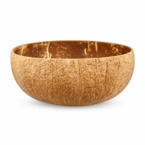 rustic natural coconut bowl product view