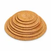 Handwoven Rattan Coasters & Table Mats | 3 Styles 10 Stacked round rattan coasters and table mats on white